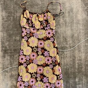 princess polly small floral sparkly dress.